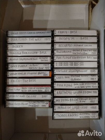 Аудиокассеты с записью