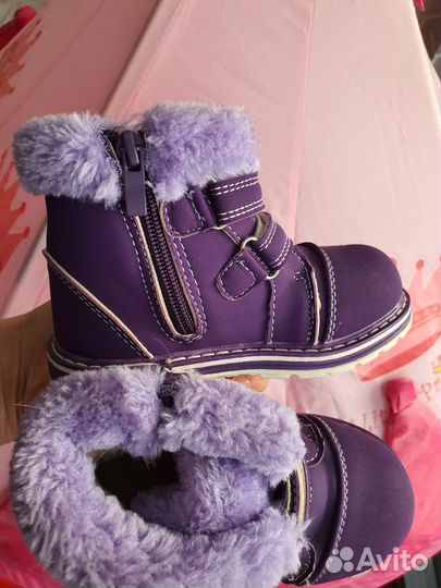 Ботинки зимние для девочки 26
