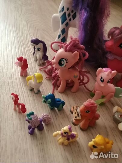 Набор пони и единорожек