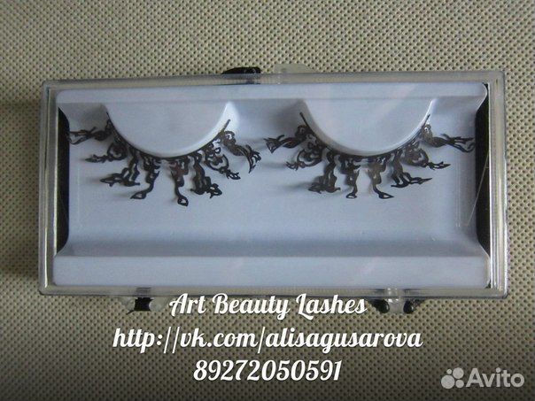 Узорчатые ресницы накладные -5 видов