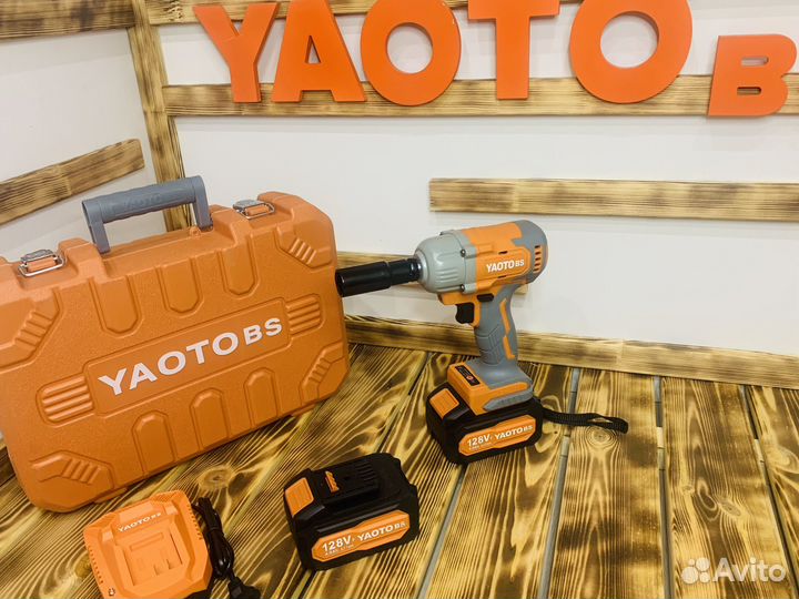 Гайковерт ударный аккумуляторный 500 Нм 128 V