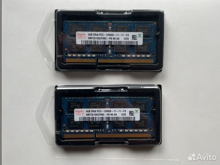 Оперативная память ddr3 4 gb x 2 (8gb)