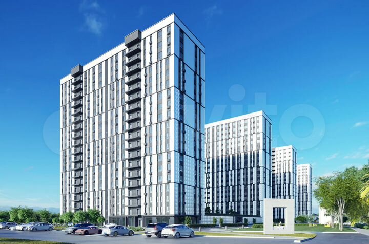 1-к. квартира, 61,6 м², 9/19 эт.