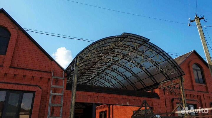 Кованный навес