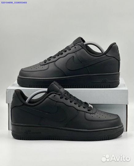 Кроссовки Nike Air Force Low Black (Арт.19364)