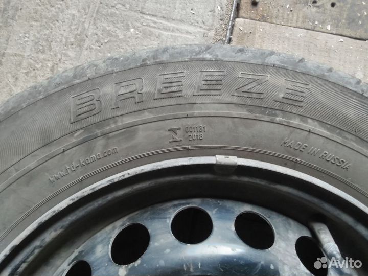 R15 КАМА Breeze 195/65, PCD 5x114.3 DIA 66.1