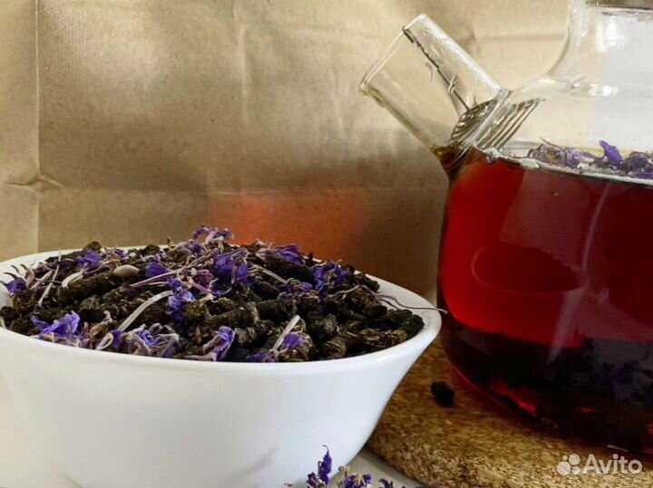 Иван-чай с цветами 1 килограмм 2023, крепкий