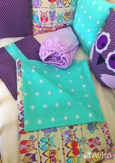 Бортики в кроватку