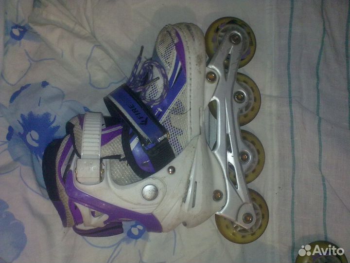Роликовые коньки детские раздвижные 31-34р