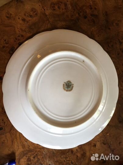 Тарелка. Фарфор. Братья Корниловы