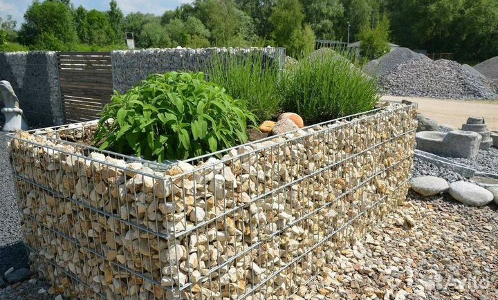 Подпорная стена из Габионов. Сетка сварная