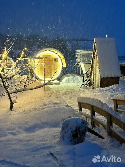 Отдых в нугуше, дом с чаном