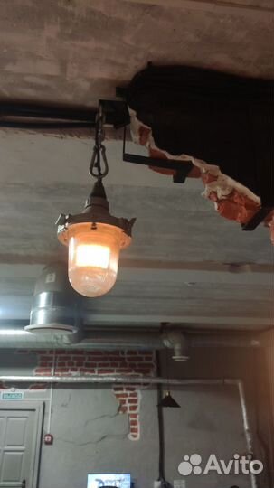 Светильник потолочный Лофт в советском стиле