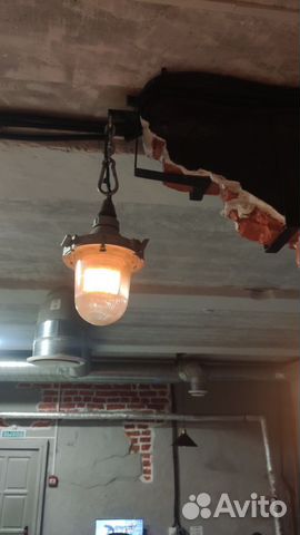 Светильник потолочный Лофт в советском стиле