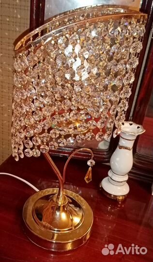 Лампа настольная Хрусталь
