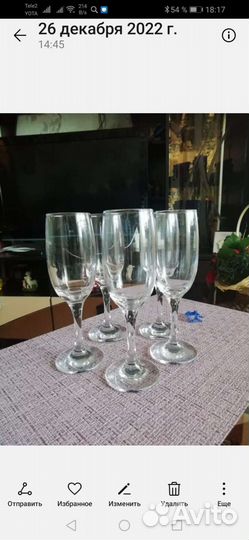Рюмки, бокалы новые