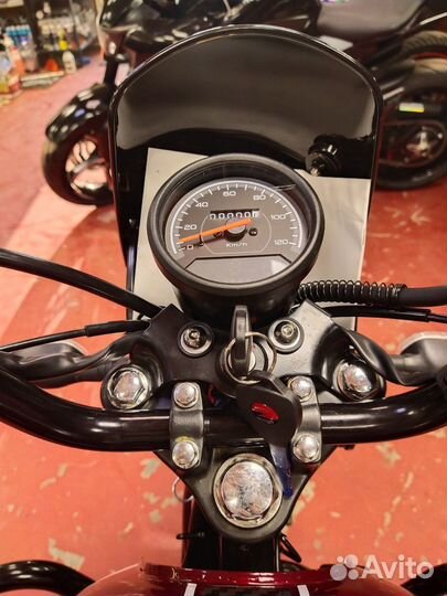 Мопед Warrior 125 красный