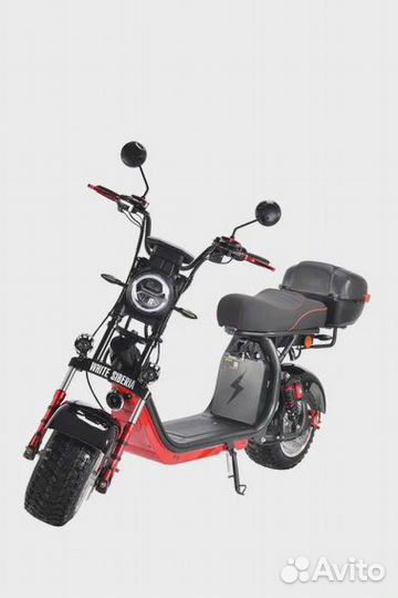 Электроскутер White Siberia PRO 2500W Black 2023