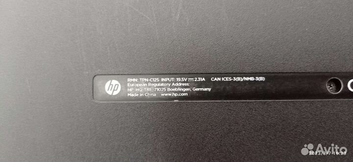 Ноутбук hp