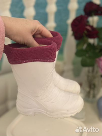 Детские резиновые сапоги 25 размер