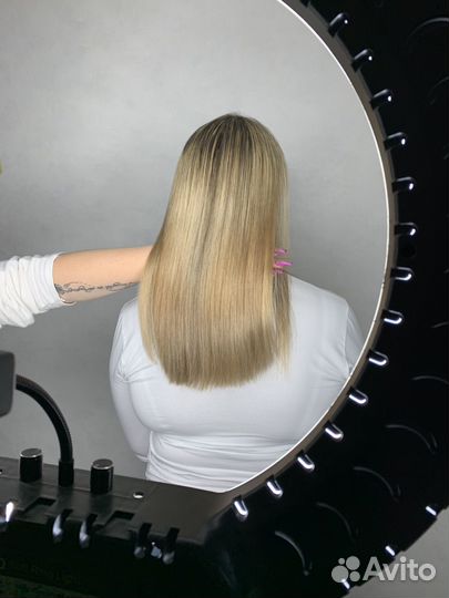 Кератиновое выпрямление