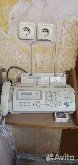 Телефон факс panasonic