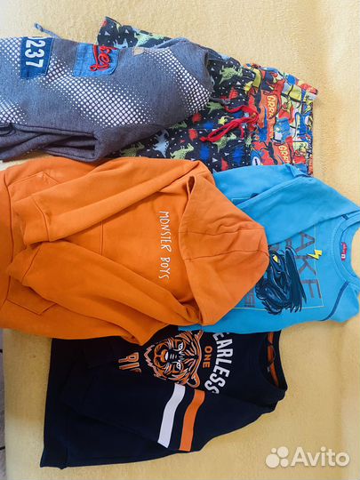 Вещи и обувь пакетом на мальчика много 3-5 лет