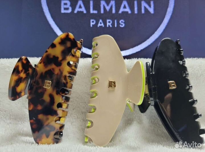 Заколка краб Balmain