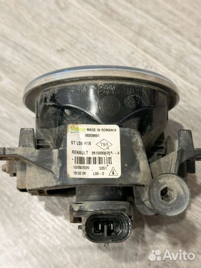 Противотуманки vesta, renault