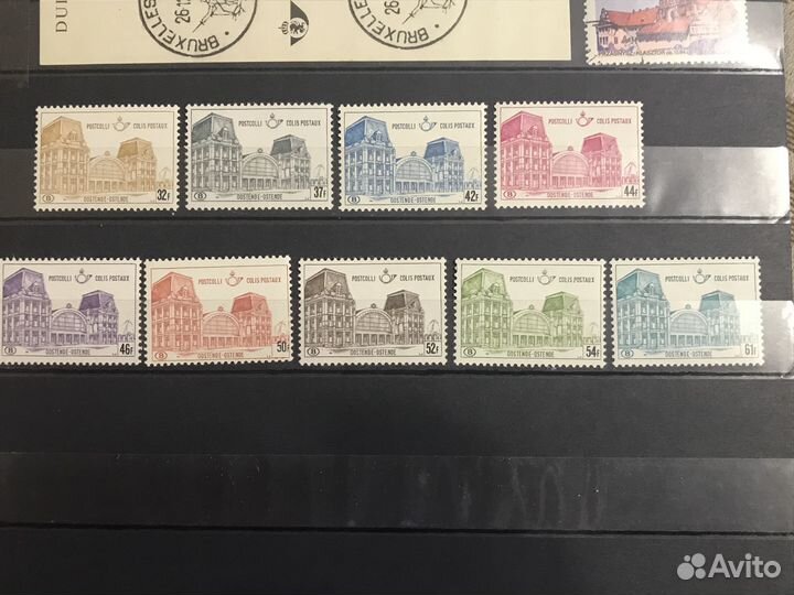 Почтовые марки железная дорога, вокзалы