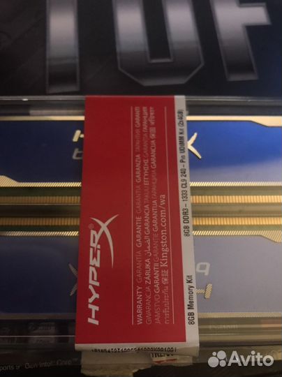 HD 500 GB, Оперативная память kingston 2x4 GB