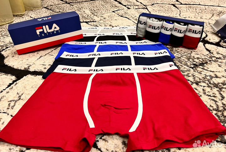 Трусы мужские боксеры fila