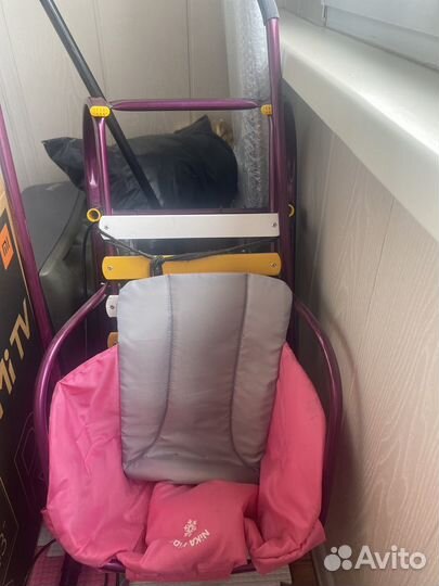 Детские санки коляска