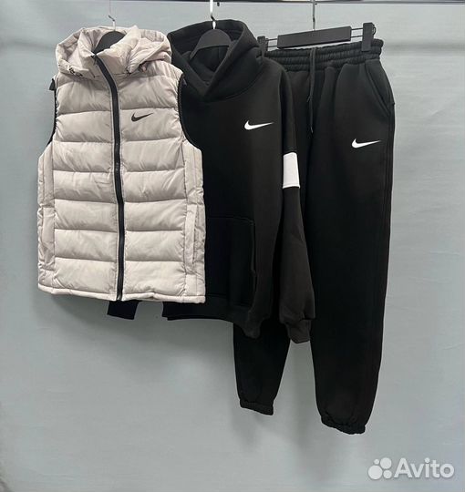Спортивный костюм мужской зимний тройка Nike