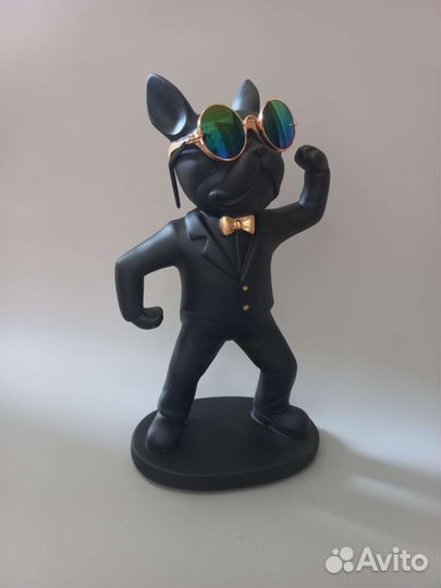 Подставка для бокалов французский бульдог