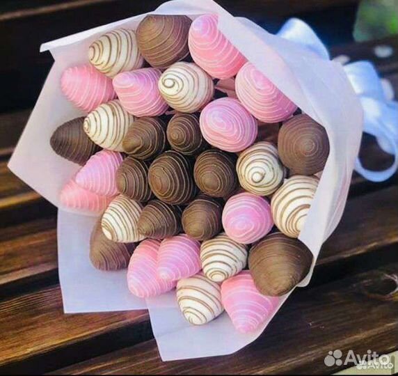 Букет из клубники в шоколаде