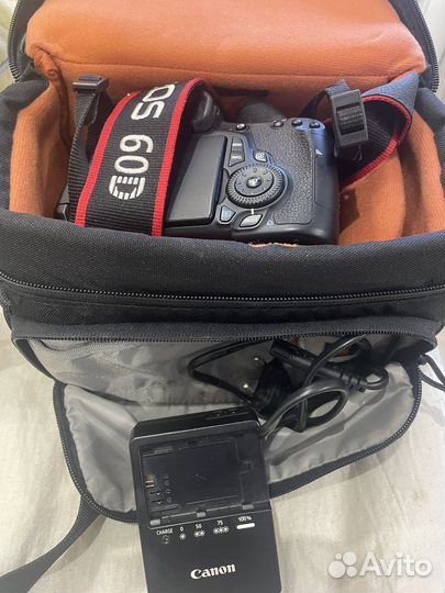 Фотоаппарат Canon EOS 60D Body, черный