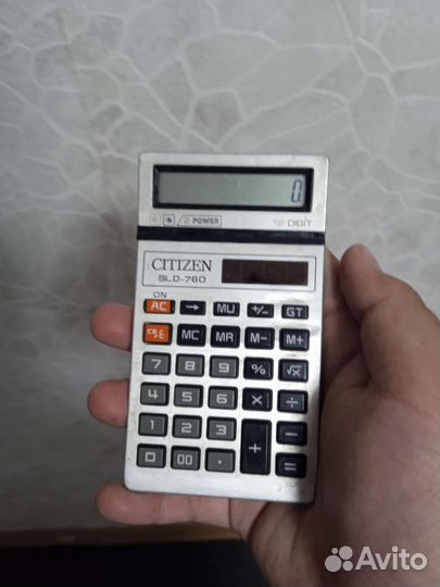 Калькулятор citizen SLD-760