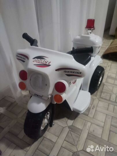 Детский мотоцикл на аккумуляторе бу