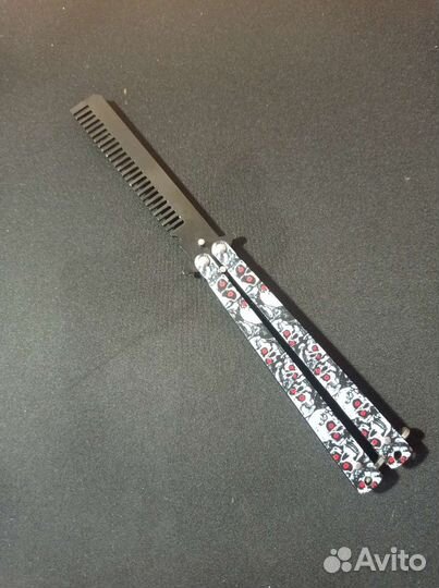 Нож бабочка расческа