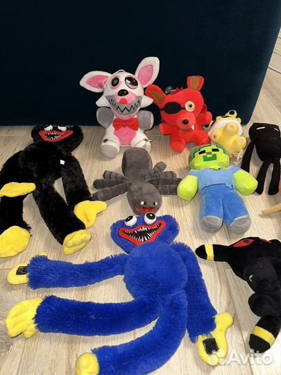 Мягкие игрушки майнкрафт фнаф