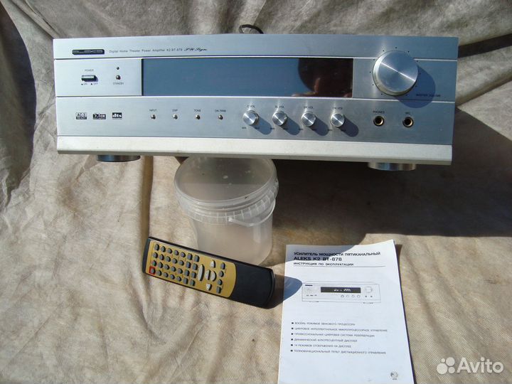 Усилитель aleks K2 BT - 878 для квартирного киноте