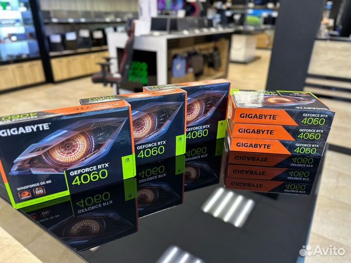 New Видеокарта gigabyte GeForce RTX 4060 OC 8Gb