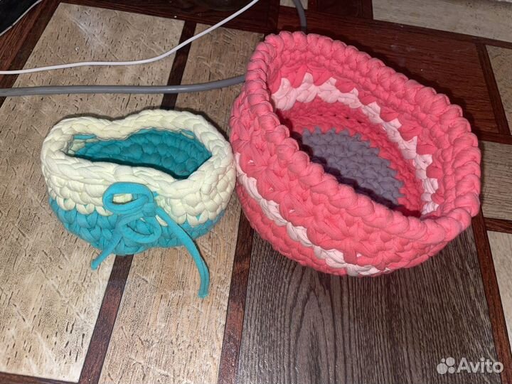 Вязанные вазы