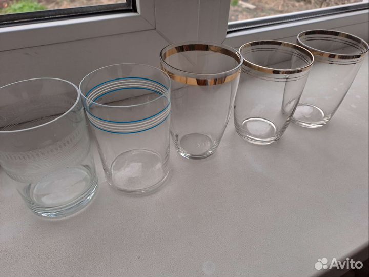 Стаканы граненые СССР
