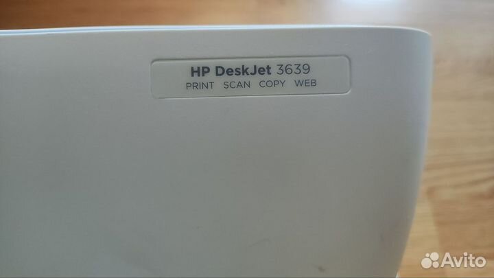 Цветной струйный мфу принтер HP DeskJet 3639