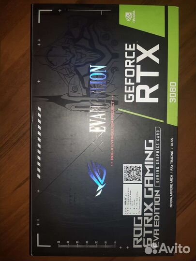 Видеокарта asus ROG strix RTX 3080 O12G evangelion