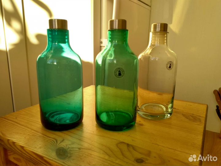Стеклянные бутылочки икея
