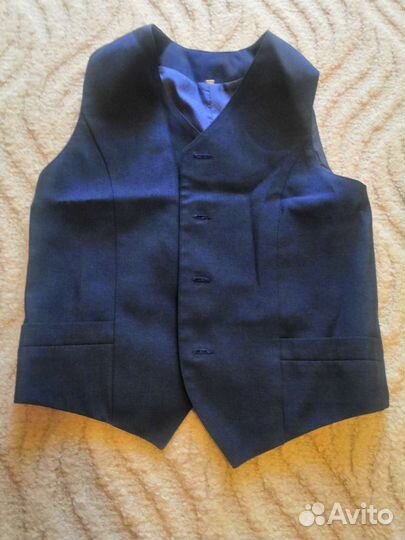 Школьная форма тёмно-синяя на мальчика 8-10 лет