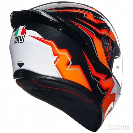 Мотошлем AGV K1 S E2206 Kripton Black Orange